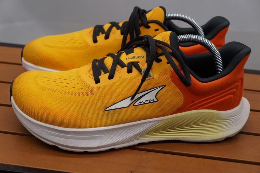 Altra Provision 8 Yellow Orange Zero Drop Road Running Size 8.5